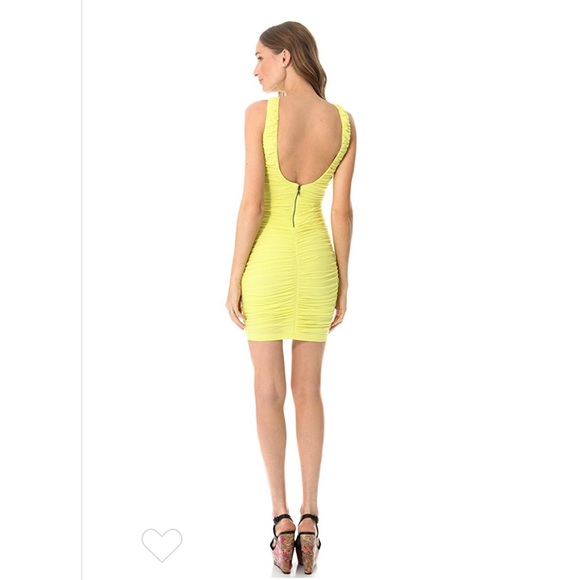 Alice + Olivia Air Ruched Tank Dress Fitted Dress - Picture 3 of 5